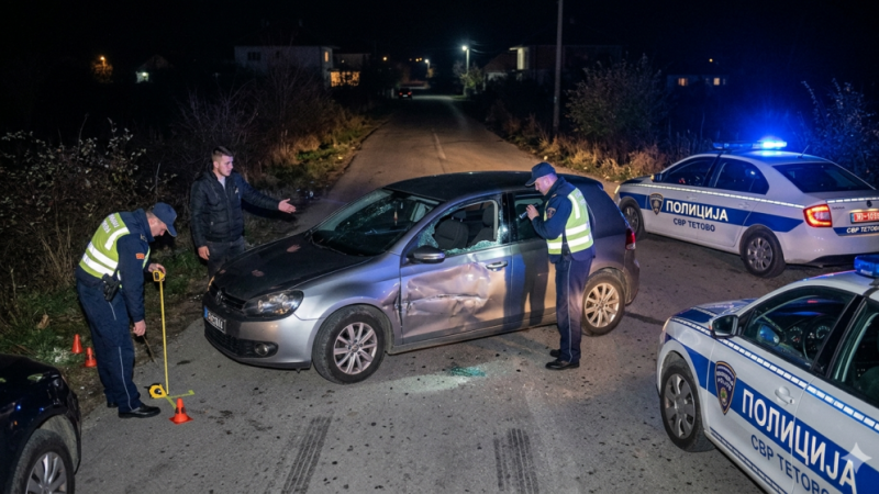 Dramë në Tetovë: 26-vjeçarit i bllokohet rruga nga disa persona, nën kërcënimin e armës i dëmtojnë automjetin