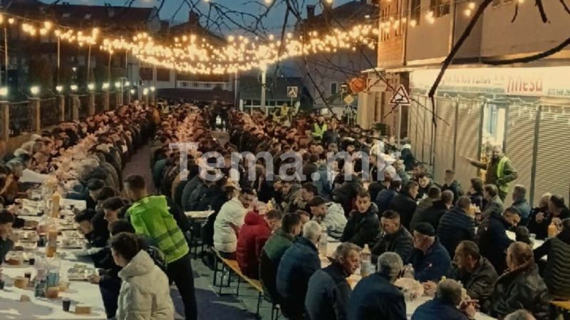 Iftar madhështor në fshatin Sllatinë