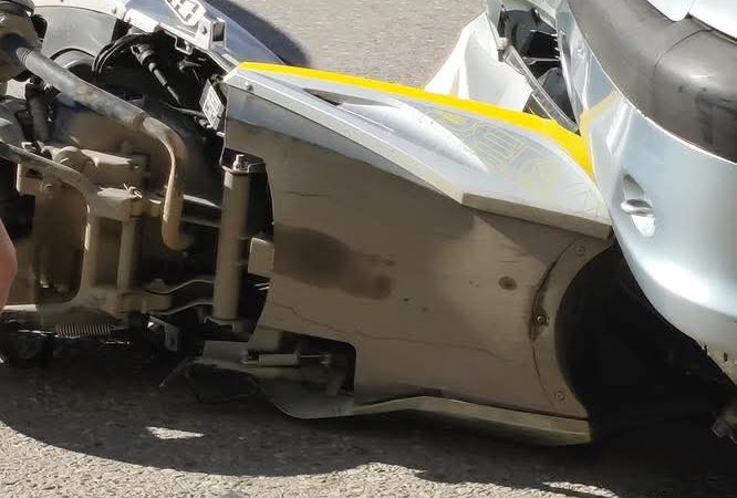 Aksident trafiku në Tetovë, përplasen vetura dhe motoçikleta, ja detajet