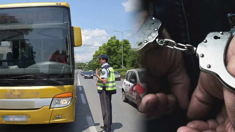 Ndodh edhe kjo/ Arrestohet shoferi i autobusit në Shkup, voziste pa patent shofer