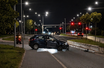 Aksident i rëndë trafiku në bulevardin “ASNOM” në Shkup, ja detajet