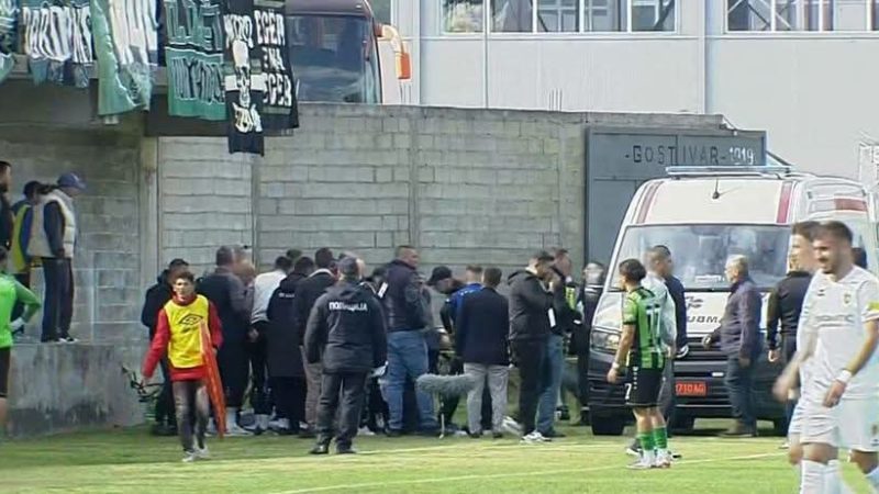 Tifozi i “Bashkimit” bie nga tribunat, dërgohet urgjentisht në spital, ja gjendja e tij
