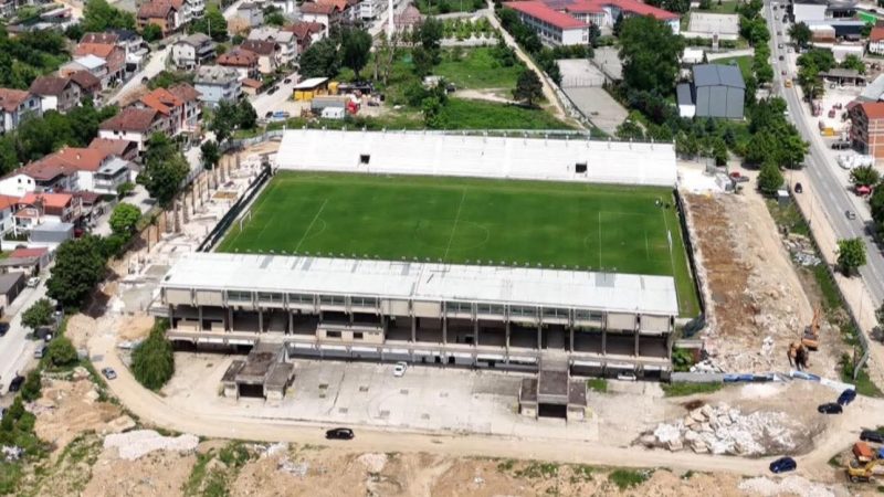 Kasami: Stadiumi i Tetovës po merr formë, po ndërtojmë një arenë moderne sipas standardeve të UEFA-s
