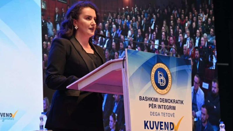 Lindita Aliu zgjidhet Zëdhënëse e degës së Tetovës nga radhët e BDI-së