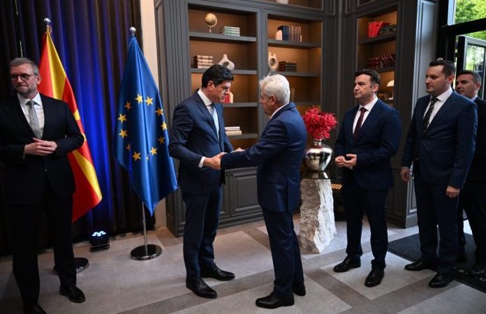 Ahmeti në pritjen e BE-së: Rruga e vetme e Maqedonisë së Veriut është ajo e BE-së