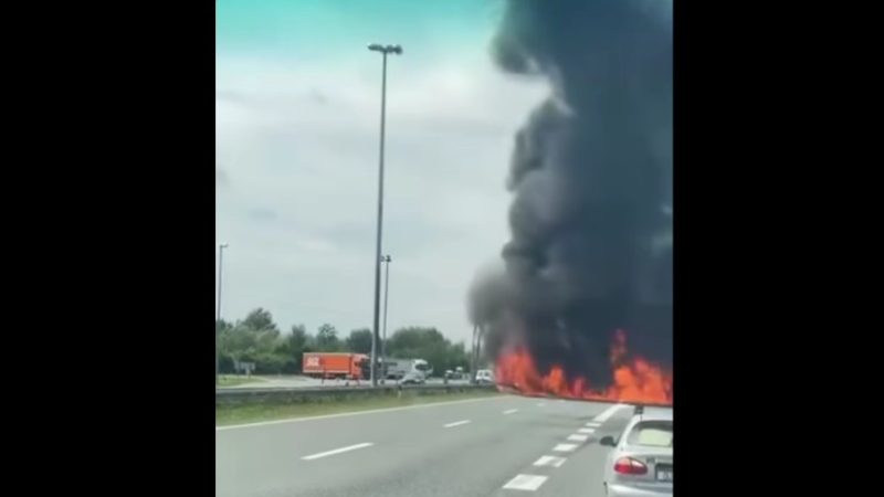 TRAGJEDI/ Shoferi nga Maqedonia në Kroaci digjet në kamion,  ja detajet (VIDEO)