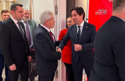 Ali Ahmeti i pranishëm në pritjen solemne për ditëlindjen e Mbretit Charles III