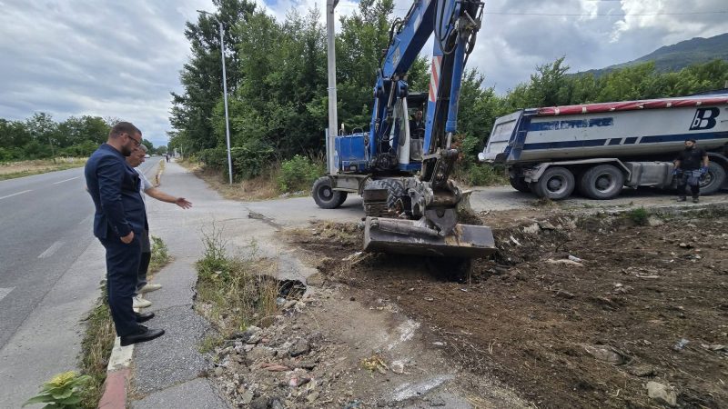 Më shumë se 10 vite neglizhencë, Memishi: Rregullohet trotuari dhe kanali i ujitjes në Përshefc–Gllogjë