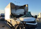 Kamioni i shkatërruar: Aksident i rëndë trafiku mëngjesin e sotëm në unazën e Shkupit