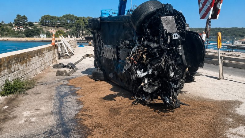 Makina bie nga ura në det në Poreç, humb jetën 52-vjeçari nga Piroku i Tetovës