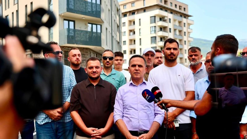 Kasami: Investimet në infrastrukturë vazhdojnë, promovohet rruga e re në “Dardani”