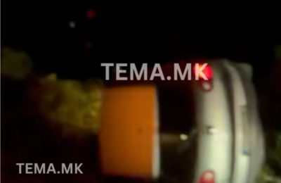 Rrokulliset një veturë në autostradën Tetovë–Gostivar, ja detajet