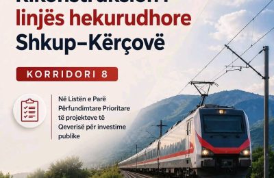 Kaltrina Zekolli: Hekurudha Shkup-Kërçovë, pjesë e listës prioritare të investimeve për Korridorin 8
