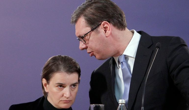 Brnabiç: Po kërkohet arrestimi i Vuçiçit