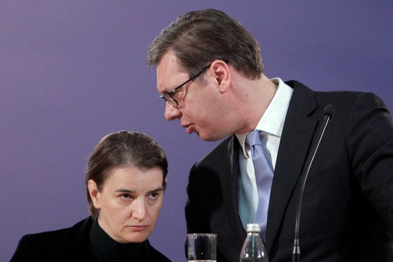 Brnabiç  Po kërkohet arrestimi i Vuçiçit