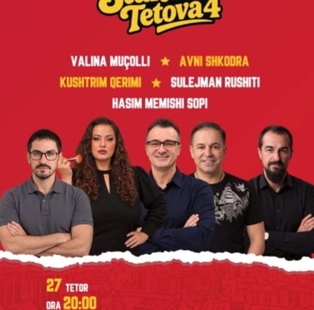“Stand Up Tetova 4” sjell sonte pesë komedianë në Pallatin e Kulturës në Tetovë