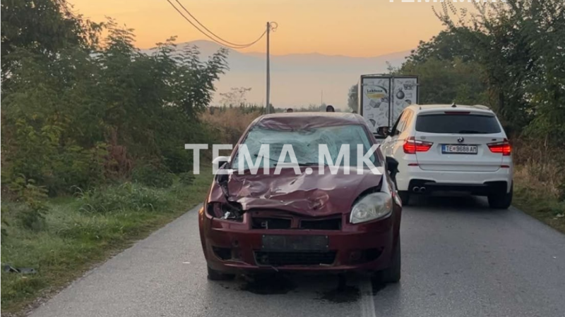 Aksidentohet një veturë në Ratajë të Jegunovcit!