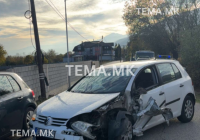 Aksident i rëndë trafiku në hyrje të Nerashtit, përplasen dy vetura